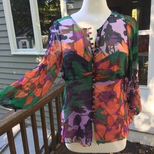 BCBG floral top